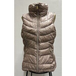 Calvin Klein Women size Large shiny pink quilted puffer vest
